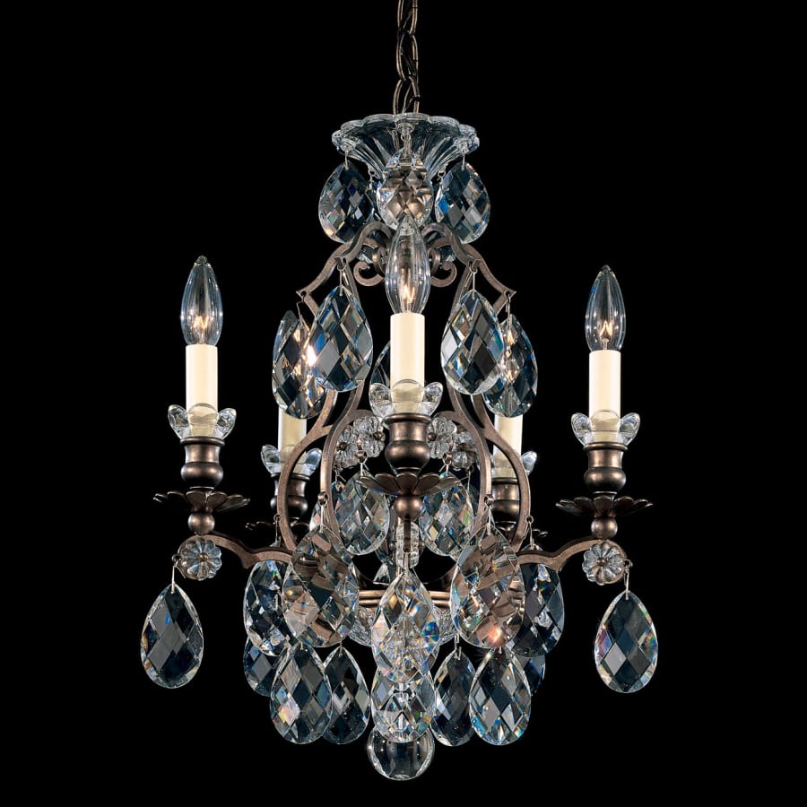 Schonbek Renaissance 5 Light 15" Wide Crystal Chandelier