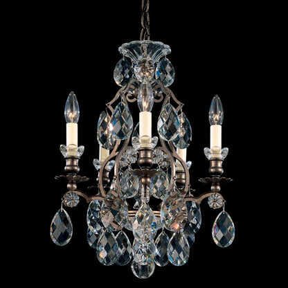 Schonbek Renaissance 5 Light 15" Wide Crystal Chandelier