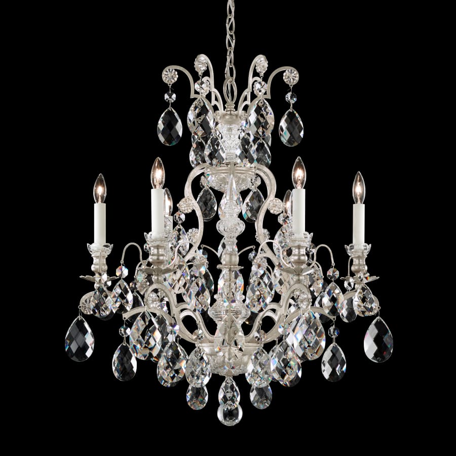 Schonbek Renaissance 6 Light 24" Wide Crystal Chandelier