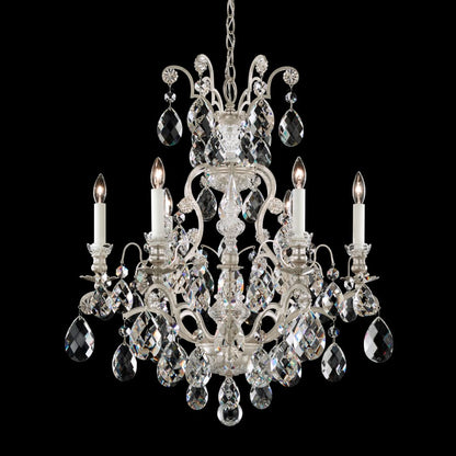 Schonbek Renaissance 6 Light 24" Wide Crystal Chandelier