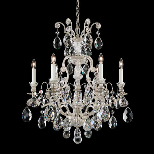 Schonbek Renaissance 6 Light 24" Wide Crystal Chandelier