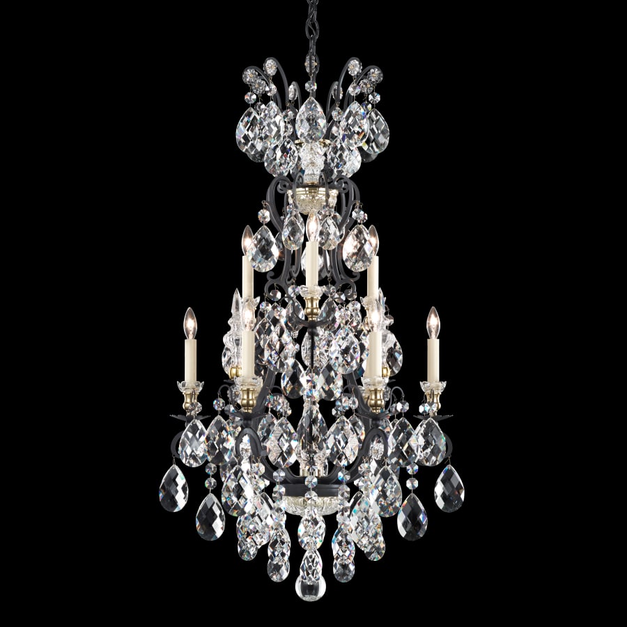 Schonbek Renaissance 9 Light 21" Wide Crystal Chandelier
