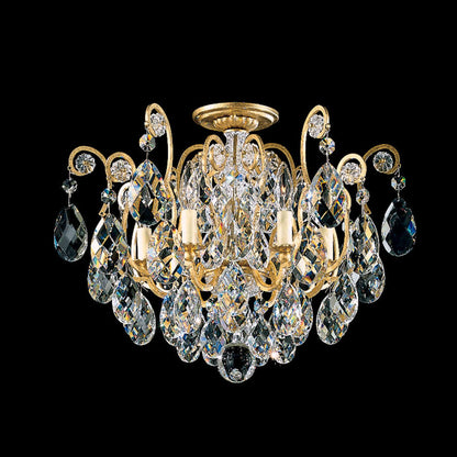 Schonbek Renaissance 6 Light 20" Wide Semi-Flush Ceiling Fixture