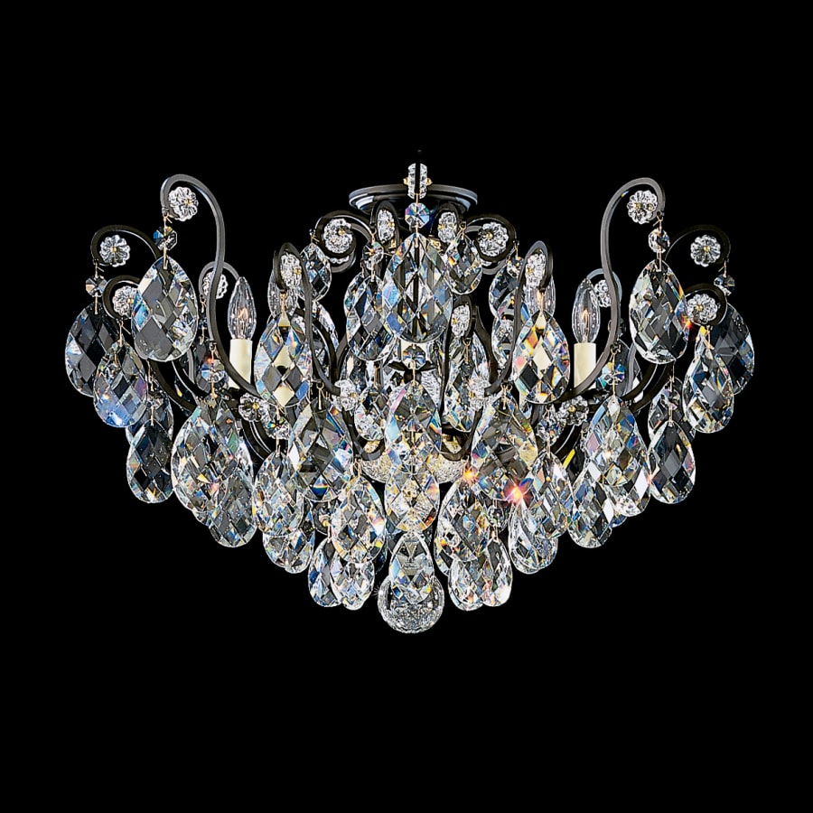 Schonbek Renaissance 8 Light 26" Wide Semi-Flush Ceiling Fixture