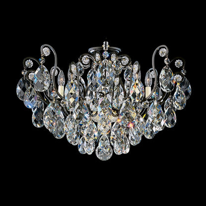 Schonbek Renaissance 8 Light 26" Wide Semi-Flush Ceiling Fixture