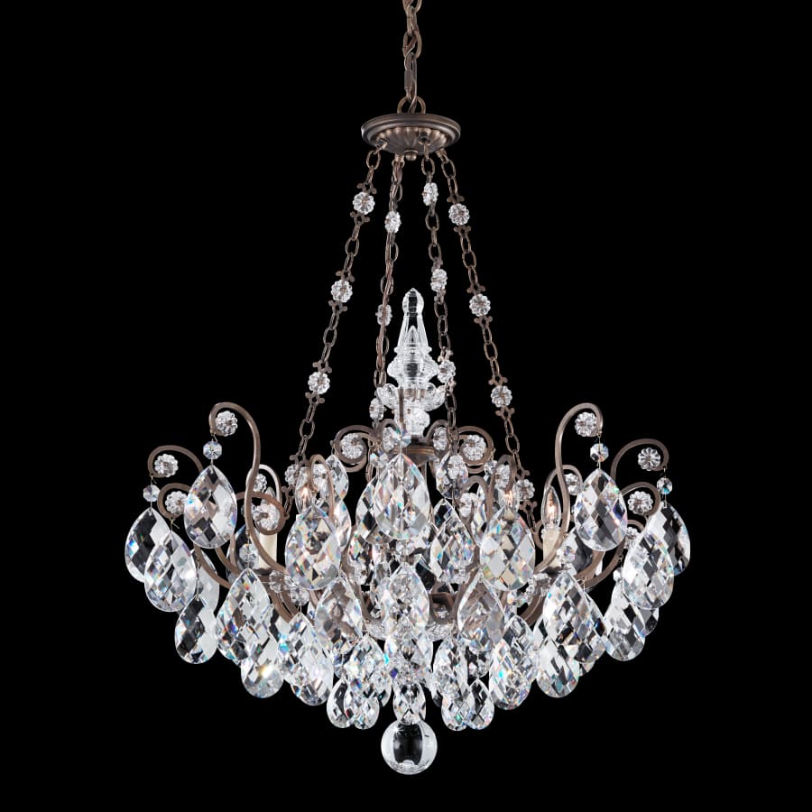 Schonbek Renaissance 8 Light 27" Wide Crystal Chandelier