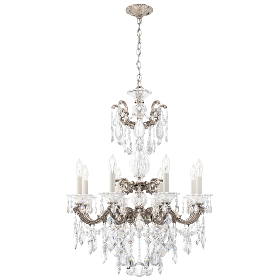 Schonbek La Scala 8 Light 25" Wide Crystal Chandelier