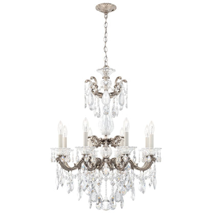 Schonbek La Scala 8 Light 25" Wide Crystal Chandelier