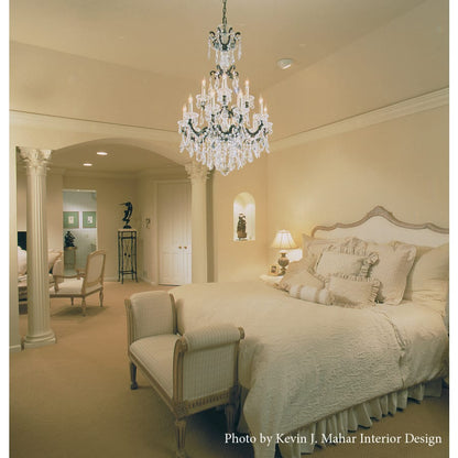 Schonbek La Scala 8 Light 25" Wide Crystal Chandelier