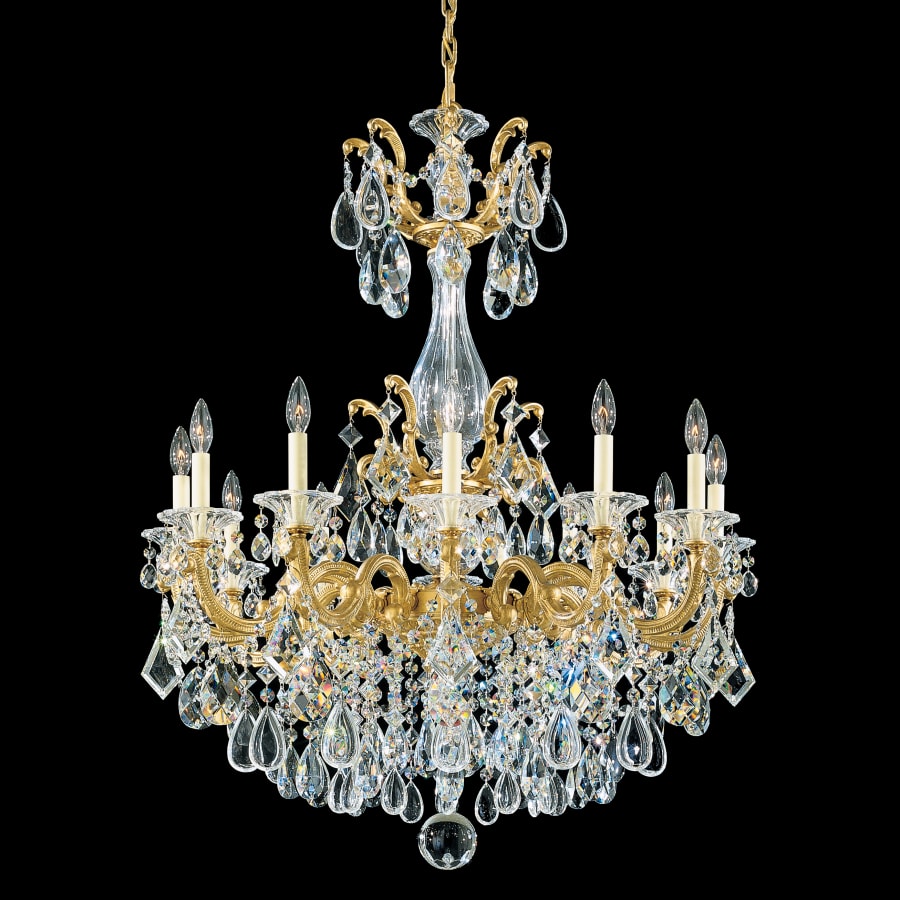 Schonbek La Scala 12 Light 33" Wide Crystal Chandelier