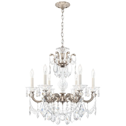 Schonbek La Scala 6 Light 23" Wide Crystal Chandelier