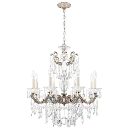 Schonbek La Scala 8 Light 25" Wide Crystal Chandelier