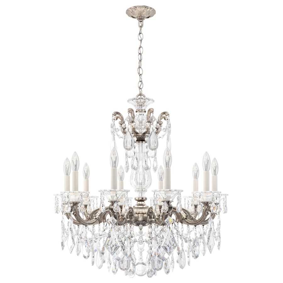 Schonbek La Scala 10 Light 28" Wide Crystal Chandelier