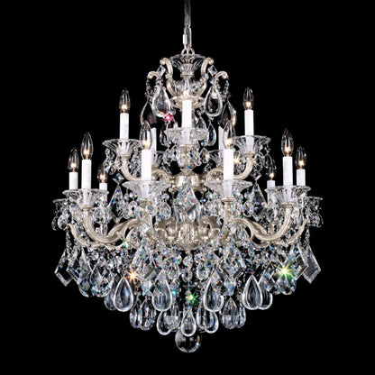 Schonbek La Scala 15 Light 28" Wide Crystal Chandelier
