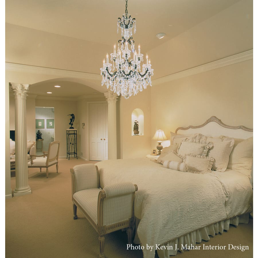Schonbek La Scala 15 Light 28" Wide Crystal Chandelier