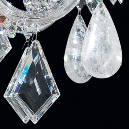 Schonbek Hamilton 7 Light 24" Wide Crystal Chandelier with Clear Rock Crystals