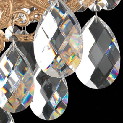 Schonbek Milano 7 Light 27" Wide Crystal Chandelier with Clear Optic Crystals