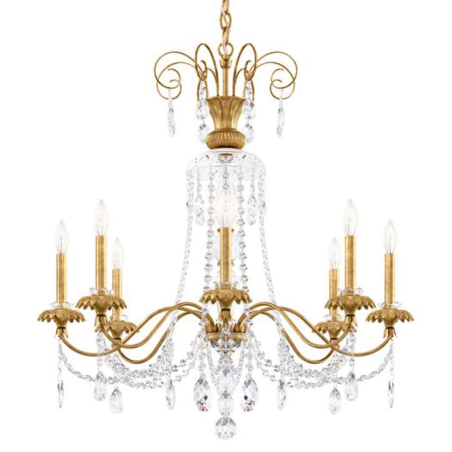 Schonbek Helenia 8 Light 32" Wide Crystal Chandelier with Clear Heritage Crystal Accents