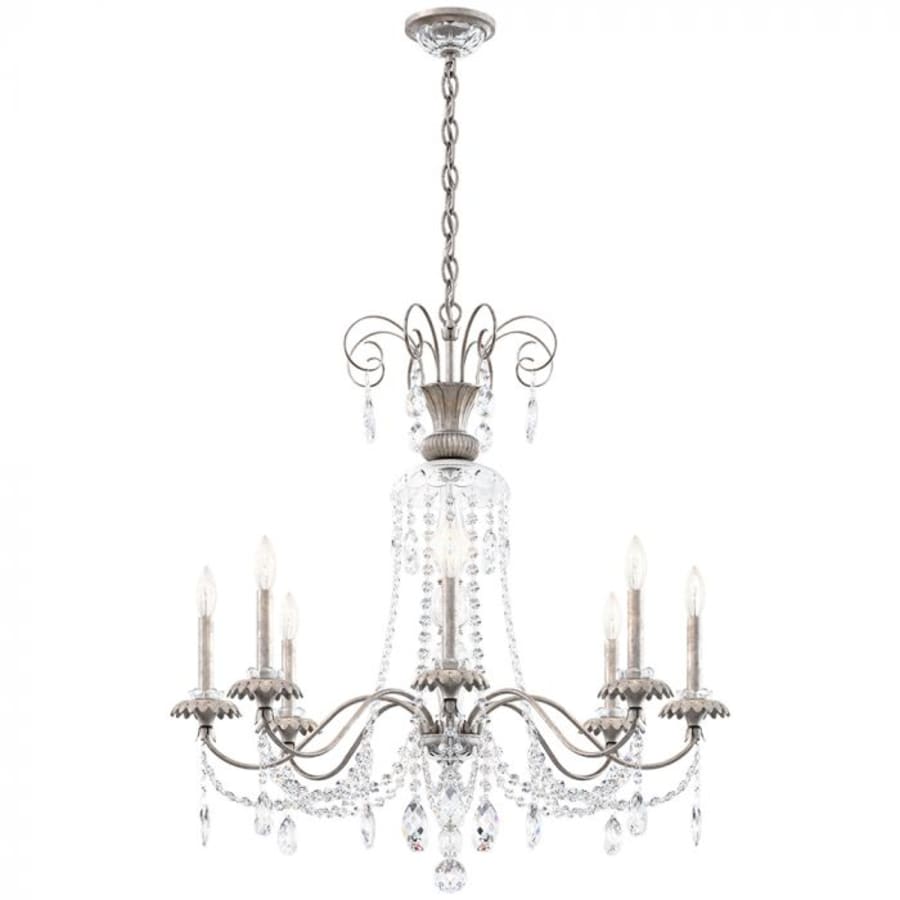 Schonbek Helenia 8 Light 32" Wide Crystal Chandelier with Clear Heritage Crystal Accents