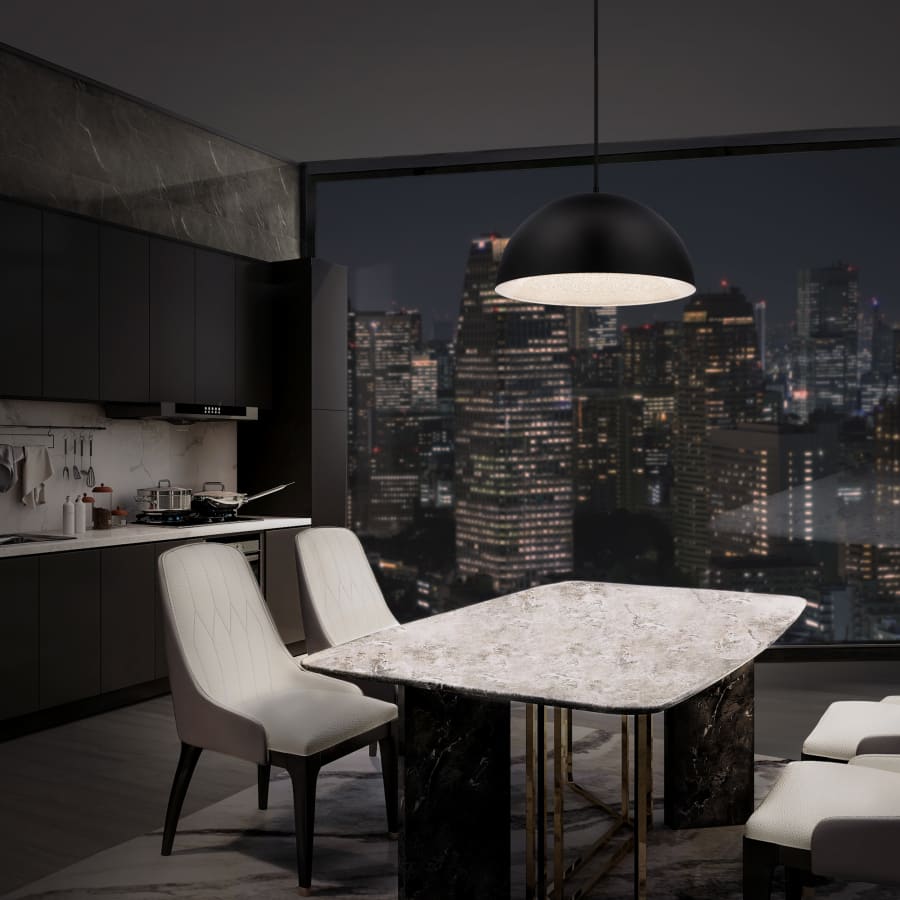 Schonbek Beyond Stardust 23" Wide LED Pendant with Clear Optic Crystal