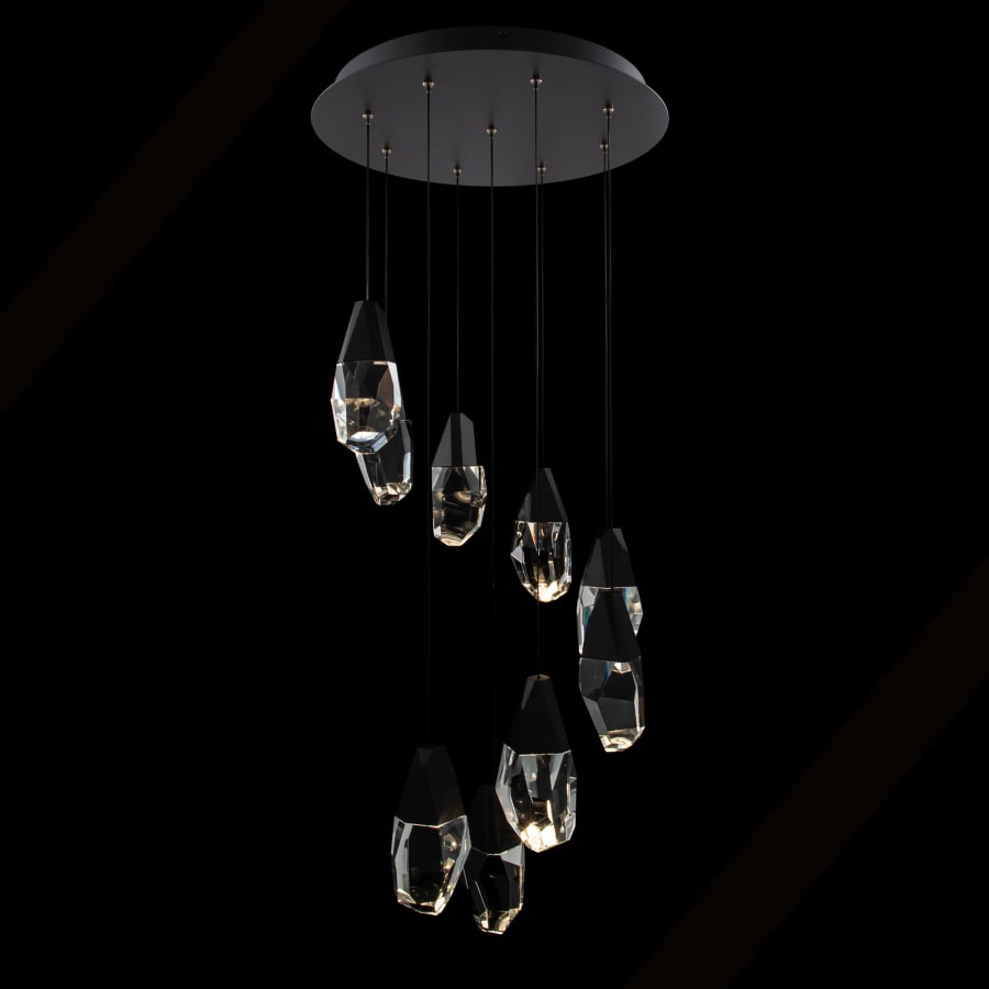 Schonbek Beyond Martini 9 Light 17" Wide LED Clear Optic Crystal Pendant