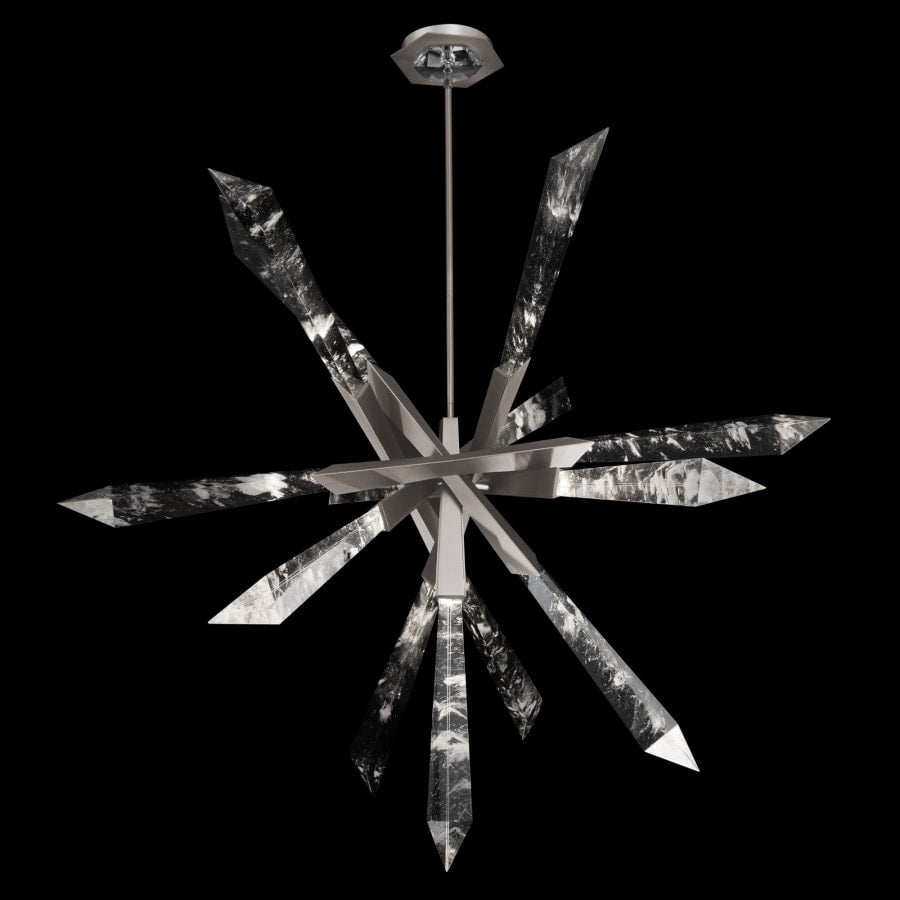 Schonbek Beyond Solitude 36" Wide Switchable Color Temperature LED Quartz Crystal Pendant