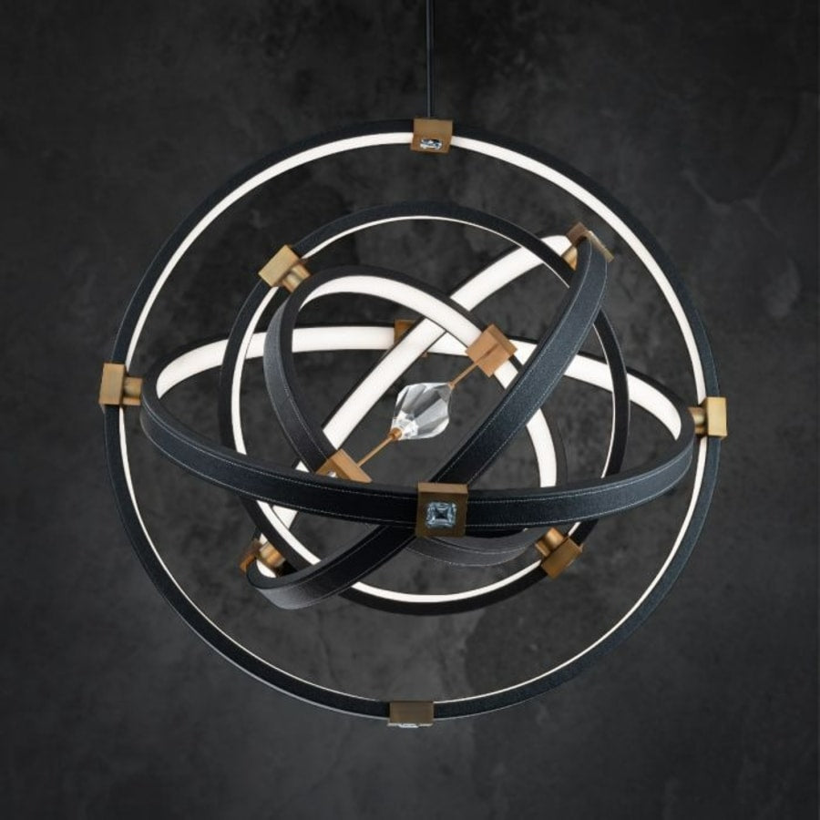 Schonbek Beyond Atomic 37" Wide LED Crystal Pendant
