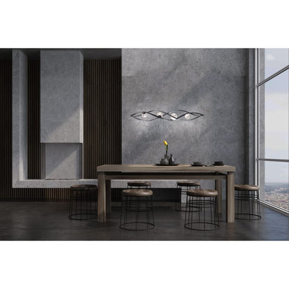 Schonbek Beyond Slipstream 57" Wide LED Crystal Linear Pendant