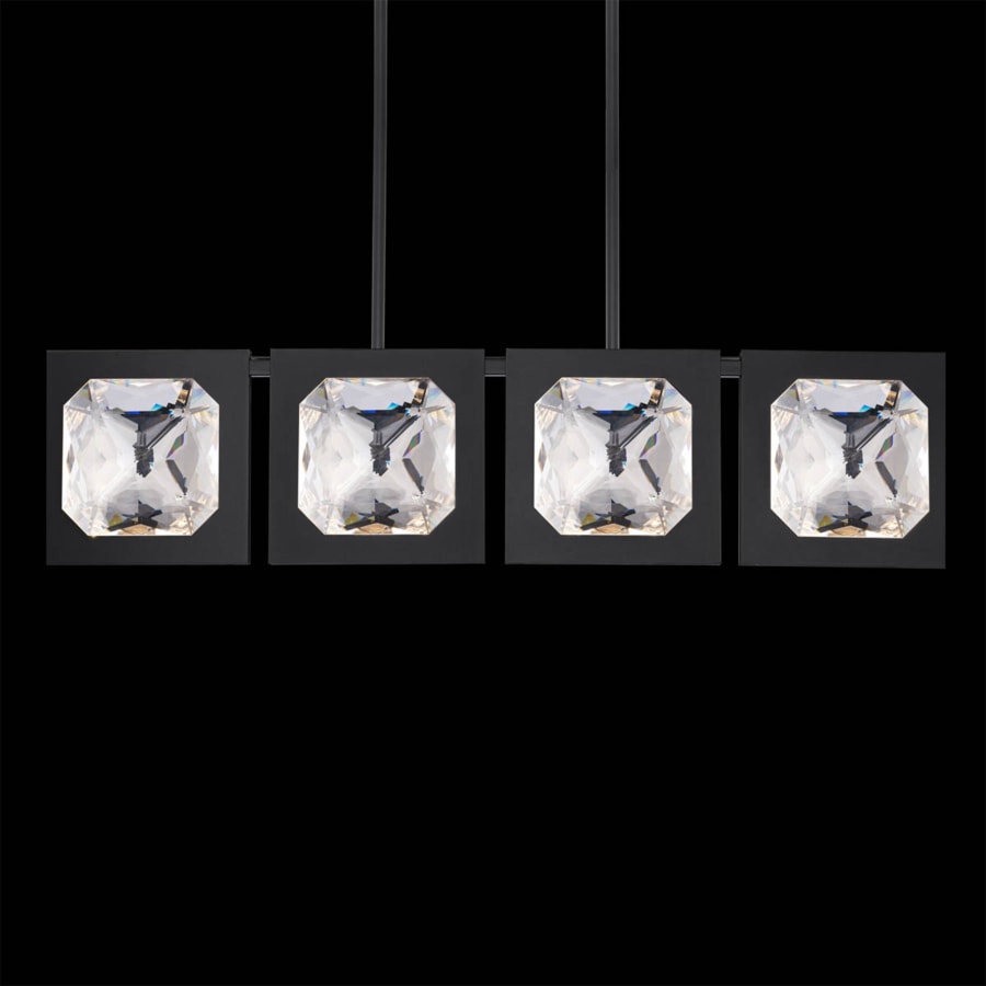 Schonbek Beyond Enchante 43" Wide LED Crystal Linear Pendant with Clear Optic Haze Crystal