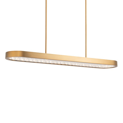 Schonbek Beyond Marquis 47" Wide LED Crystal Linear Pendant