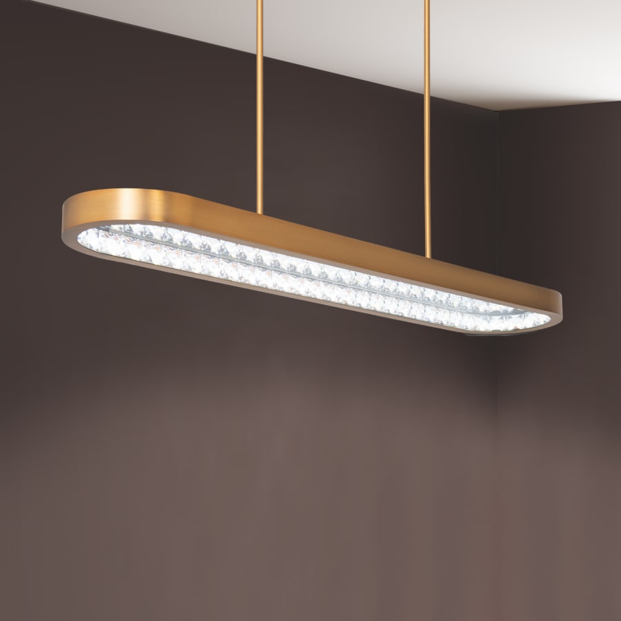 Schonbek Beyond Marquis 47" Wide LED Crystal Linear Pendant