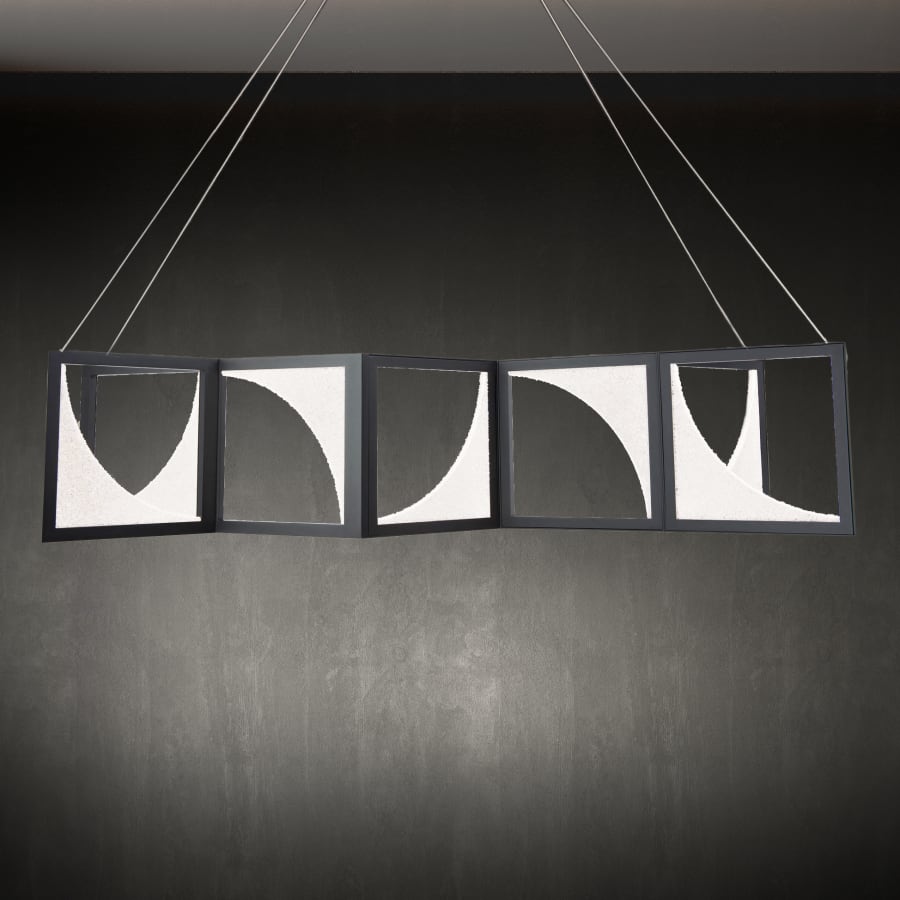 Schonbek Beyond Luna 61" Wide LED Crystal Linear Pendant