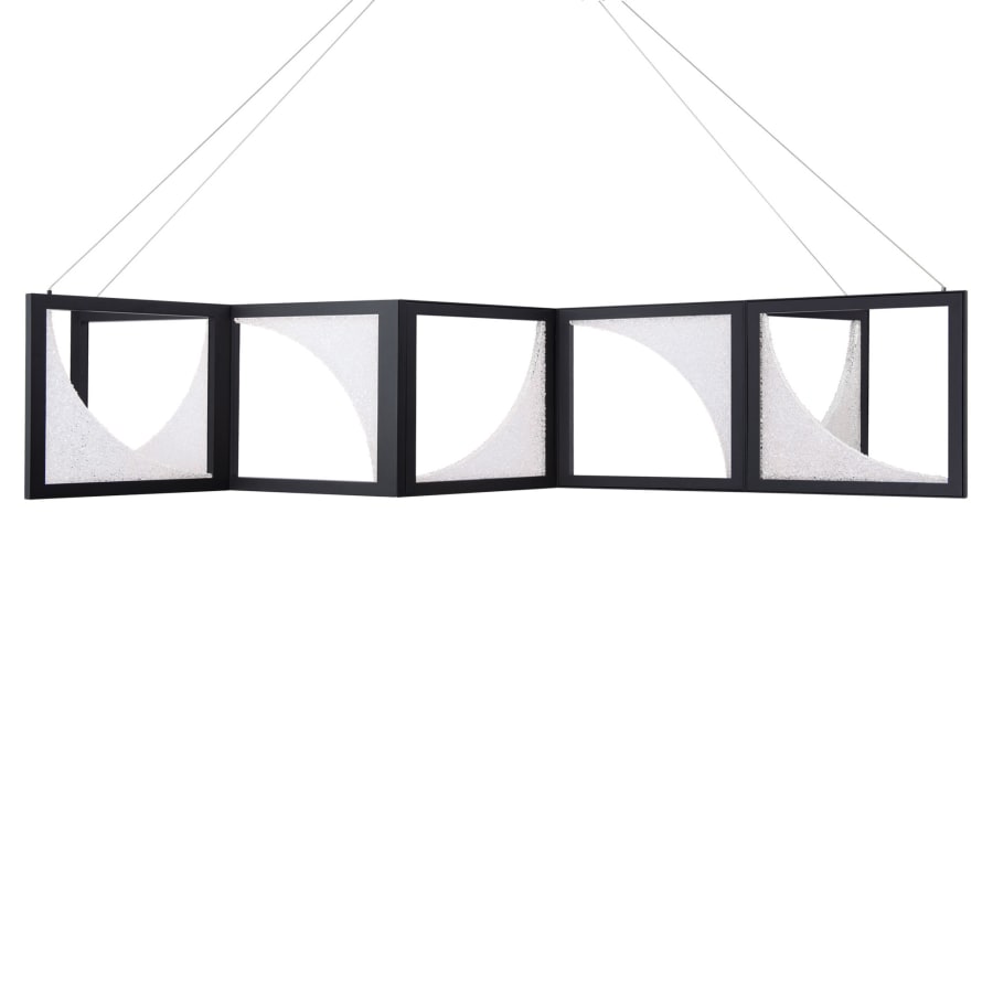 Schonbek Beyond Luna 61" Wide LED Crystal Linear Pendant