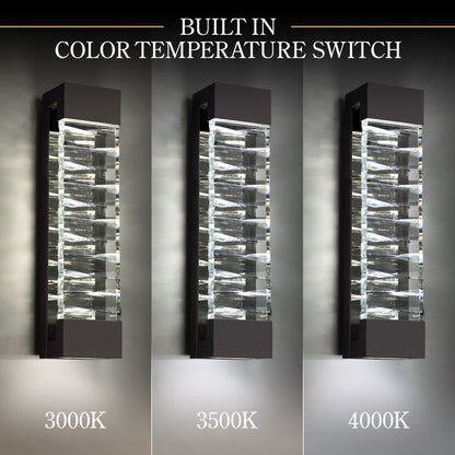 Schonbek Beyond Labyrinth 32" Tall LED Wall Sconce with Clear Optic Crystal