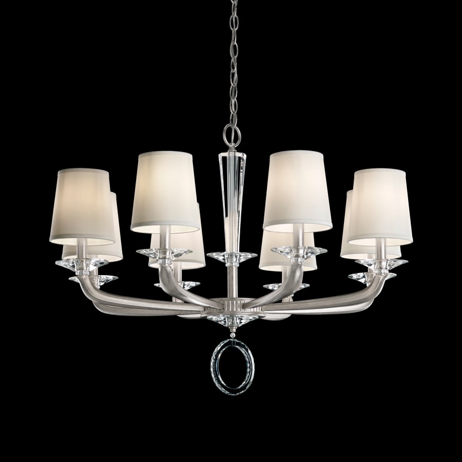 Schonbek Emilea 8 Light 33" Wide Crystal Chandelier with Clear Swarovski Optic Crystals