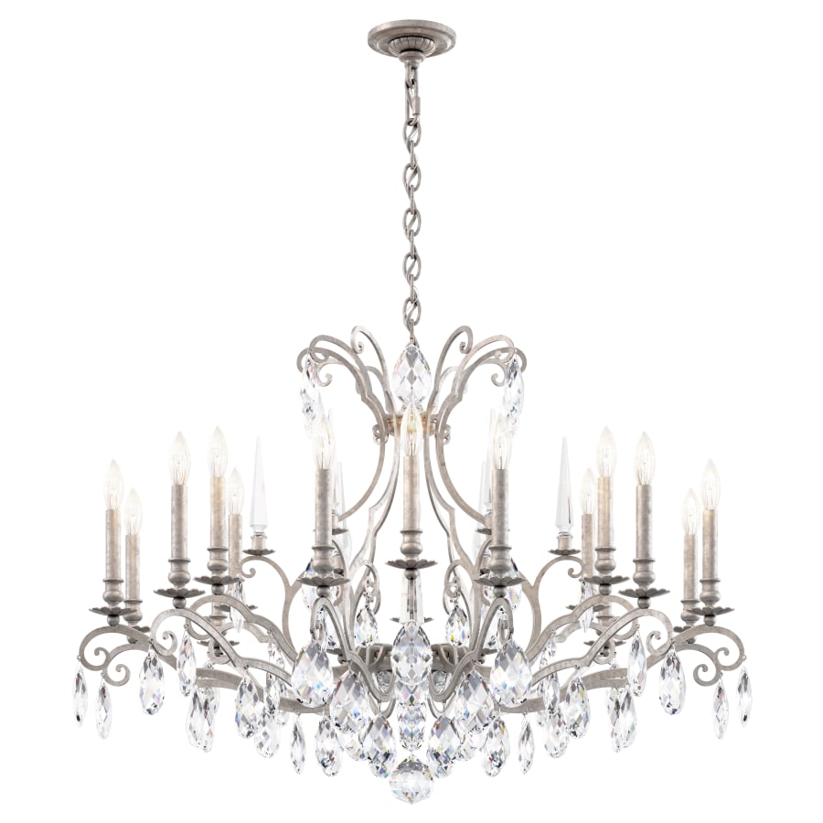 Schonbek Renaissance Nouveau 18 Light 40" Wide Crystal Chandelier with Clear Heritage Crystal Accents