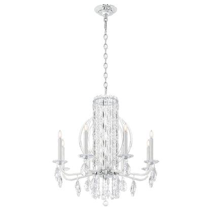 Schonbek Sarella 8 Light 30" Wide Crystal Chandelier with Heritage Crystals