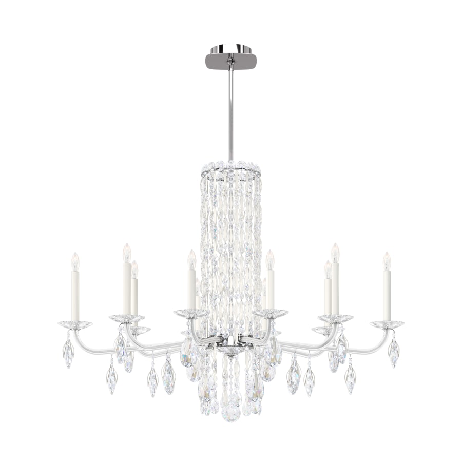 Schonbek Sarella 10 Light 41" Wide Crystal Chandelier with Heritage Crystals