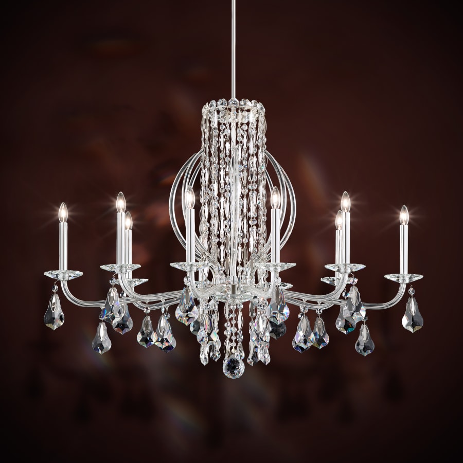 Schonbek Sarella 10 Light 41" Wide Crystal Chandelier with Heritage Crystals
