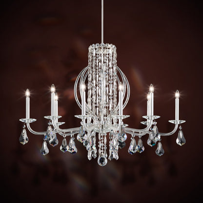 Schonbek Sarella 10 Light 41" Wide Crystal Chandelier with Heritage Crystals