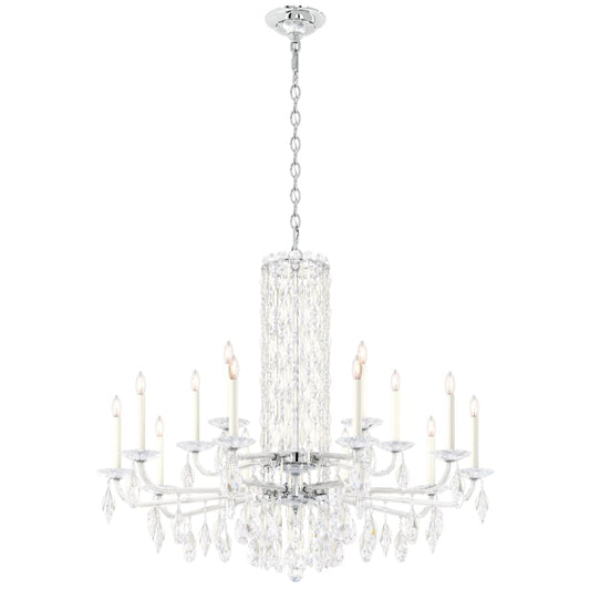 Schonbek Sarella 15 Light 41" Wide Crystal Chandelier with Heritage Crystals