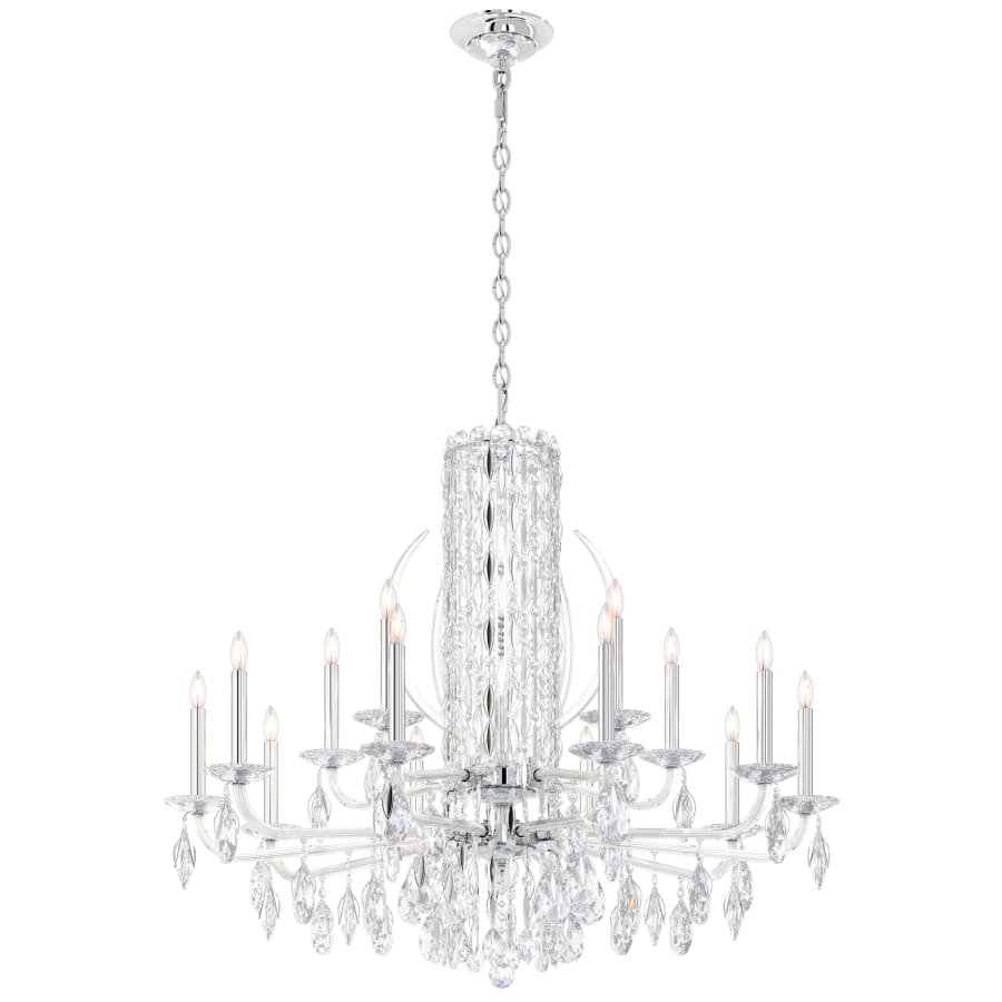 Schonbek Sarella 15 Light 41" Wide Crystal Chandelier with Heritage Crystals