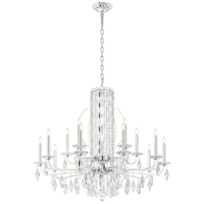 Schonbek Sarella 15 Light 41" Wide Crystal Chandelier with Heritage Crystals