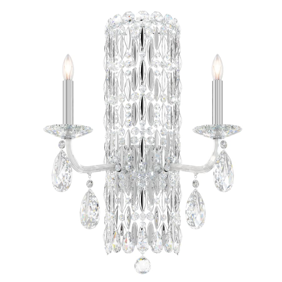 Schonbek Sarella 2 Light 23" Tall Wall Sconce with Heritage Crystals