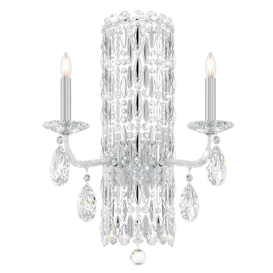 Schonbek Sarella 2 Light 23" Tall Wall Sconce with Heritage Crystals