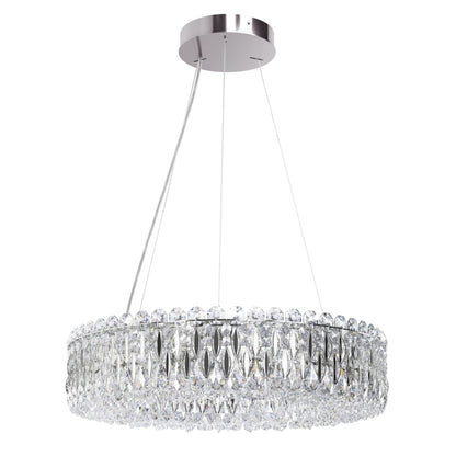 Schonbek Sarella 12 Light 24" Wide Crystal Pendant with Heritage Crystals