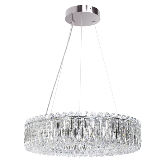 Schonbek Sarella 12 Light 24" Wide Crystal Pendant with Heritage Crystals