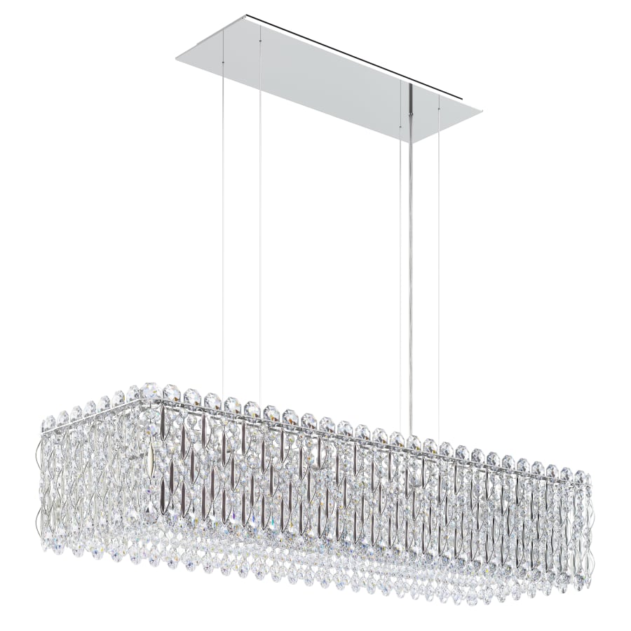 Schonbek Sarella 13 Light 37" Wide Crystal Linear Pendant with Heritage Crystals