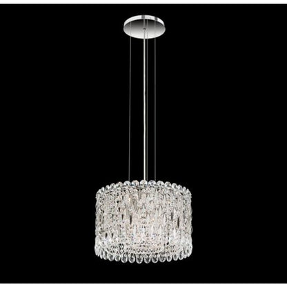 Schonbek Sarella 4 Light 16" Wide Crystal Pendant with Heritage Crystals