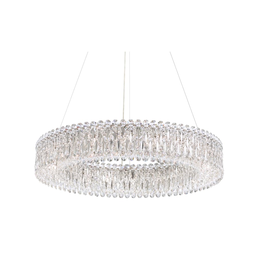 Schonbek Sarella 18 Light 36" Wide Crystal Pendant with Heritage Crystals